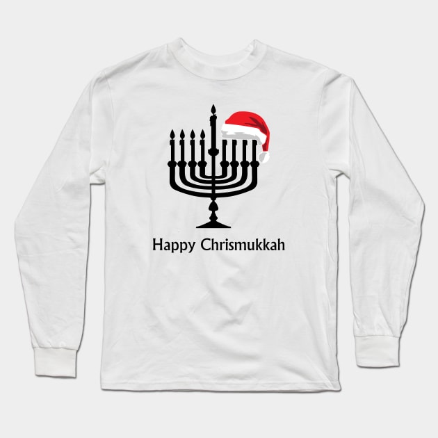 Ugly Sweater, Happy Chrismukkah Long Sleeve T-Shirt by SillyShirts